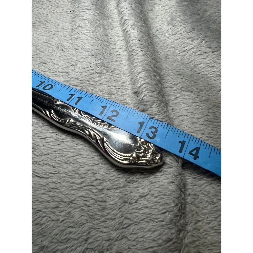 Princess House Fantasia Stainless Carving   Knife Floral Scroll Flatware USA